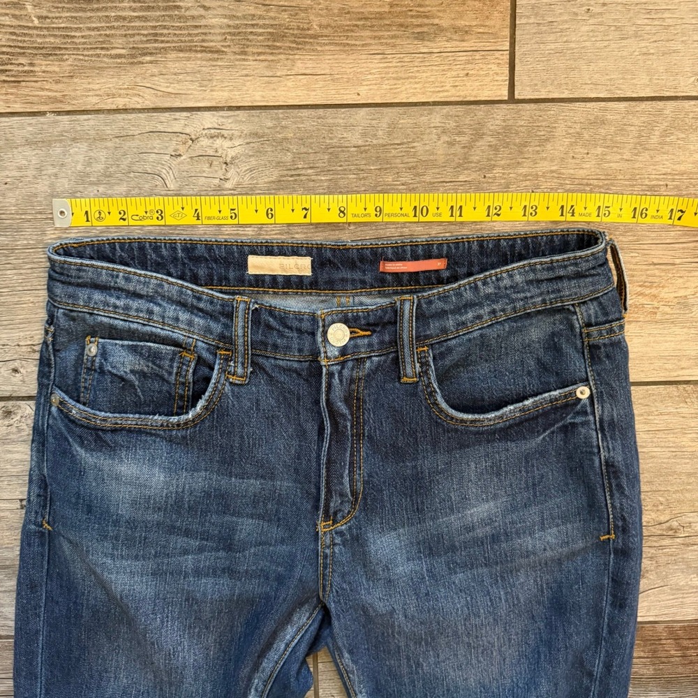 Pilcro and the Letterpress Womens Mid Rise Distressed Straight Leg Jeans Size 27 - Picture 10 of 11